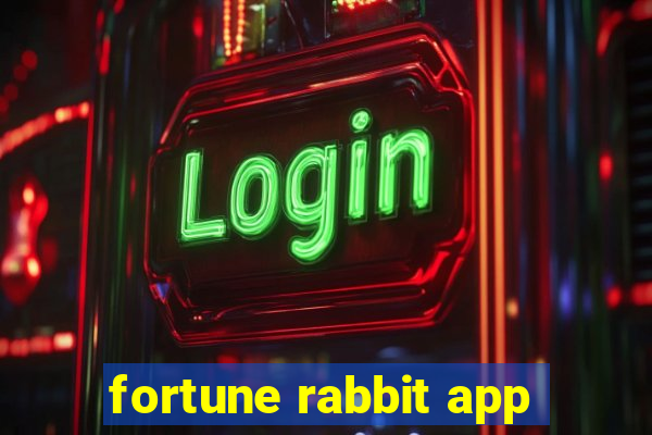 fortune rabbit app